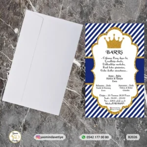 BEYAZ ZARFLI DAVETİYE B2026 Yasmin Davetiye Düğün Davetiyeleri , Sünnet Davetiyeleri, Nişan Davetiyeleri