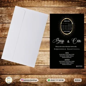 BEYAZ ZARFLI DAVETİYE B2034 Yasmin Davetiye Düğün Davetiyeleri , Sünnet Davetiyeleri, Nişan Davetiyeleri
