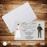 BEYAZ ZARFLI DAVETİYE B2036