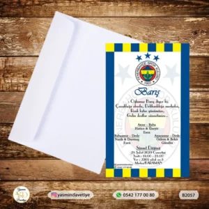 BEYAZ ZARFLI DAVETİYE B2057 Yasmin Davetiye Düğün Davetiyeleri , Sünnet Davetiyeleri, Nişan Davetiyeleri