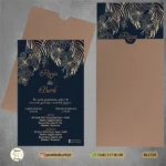 KAPALI KRAFT ZARFLI DAVETİYE KK2754