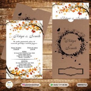 Siyah Baskılı Kapalı Kraft Davetiye – SBKK8752 Yasmin Davetiye Düğün - Sünnet - Nişan Davetiyeleri Siyah Baskılı Kapalı Kraft Davetiye – SBKK8752 Yasmin Davetiye Düğün Davetiyeleri , Sünnet Davetiyeleri, Nişan Davetiyeleri