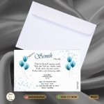 BEYAZ ZARFLI DAVETİYE B2127